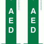 A4 AED Arrow Downwad Double