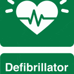 Defibrillator Sign