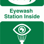 A4 Eyewash Station Inside