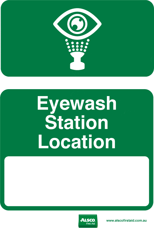 Eyewash Station Sign Free PDF Poster Download