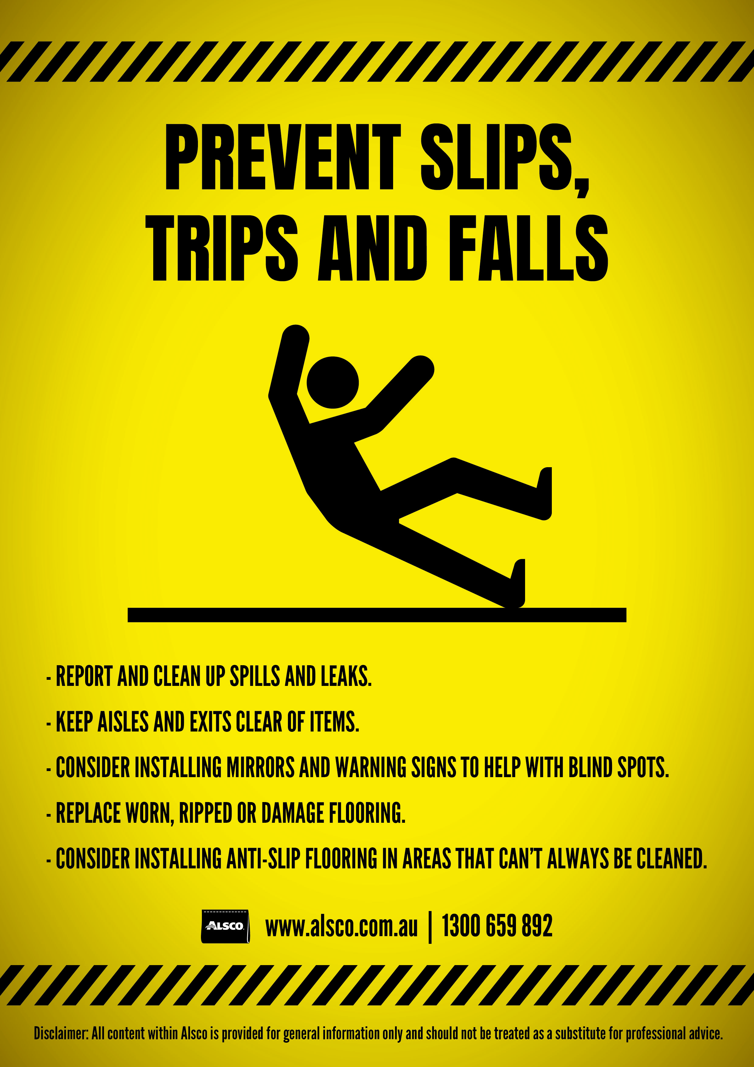 slips trips and falls first aid