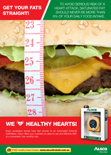 Healthy Heart Poster: Avoid Saturated Fat