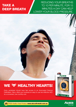 Healthy Heart Poster: Take a deep breath