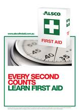 First Aid Poster Every Second Counts